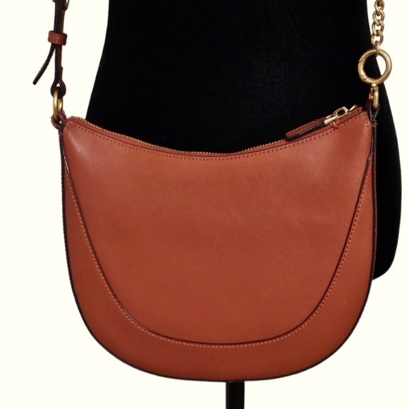ORYANY Greta Logo Shoulder Bag in Orange - Picture 2 of 12